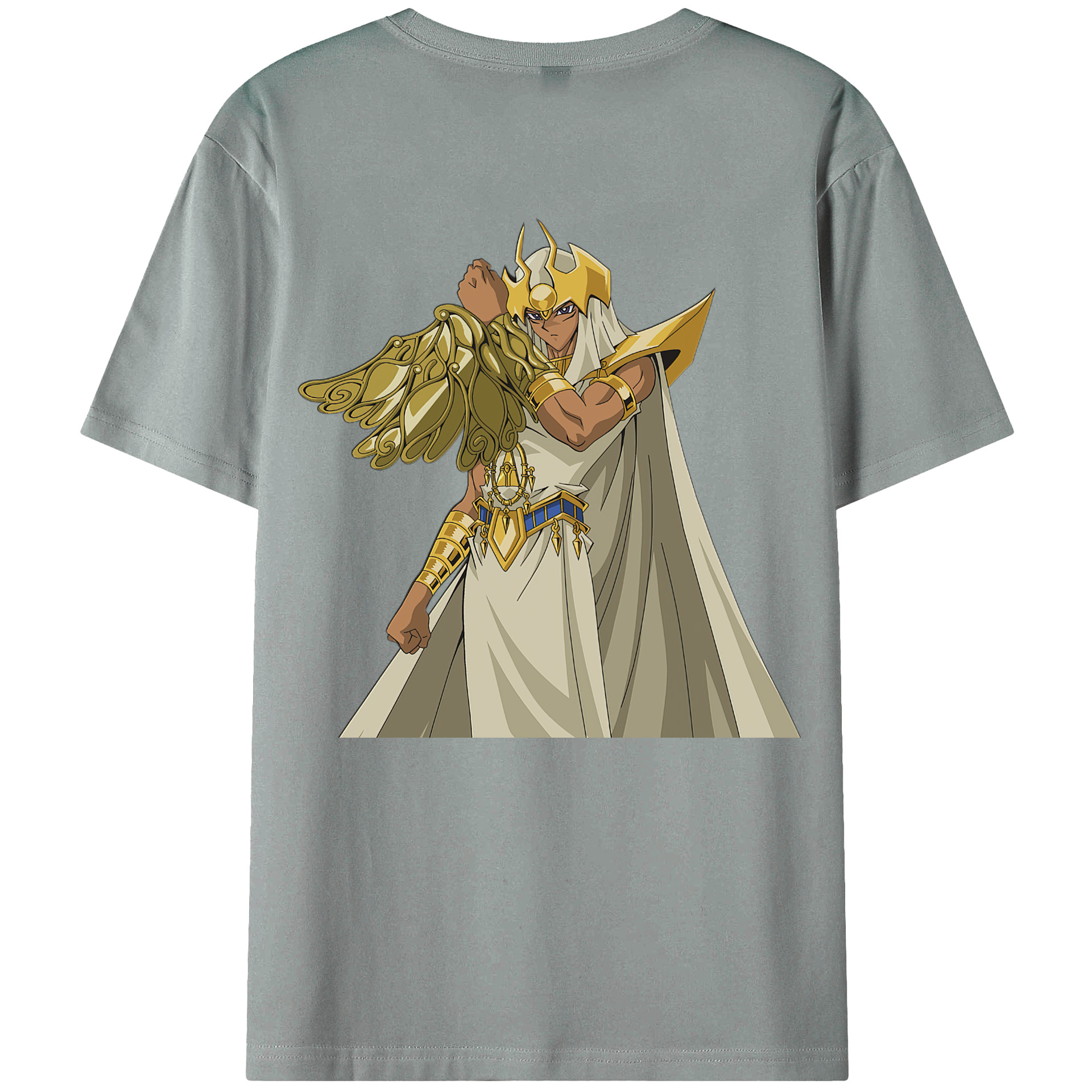 （画像用） 遊☆戯☆王 Yu-Gi-Oh! 綿100％ メンズ半袖Tシャツ（バックプリント） 通気性